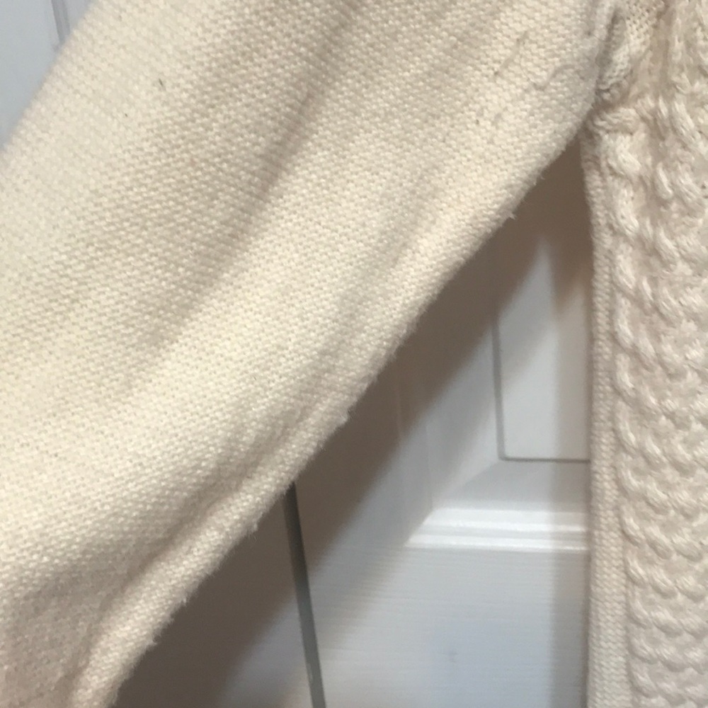 Cream Cable Knot Sweater Plus Size - Picture 5 of 8